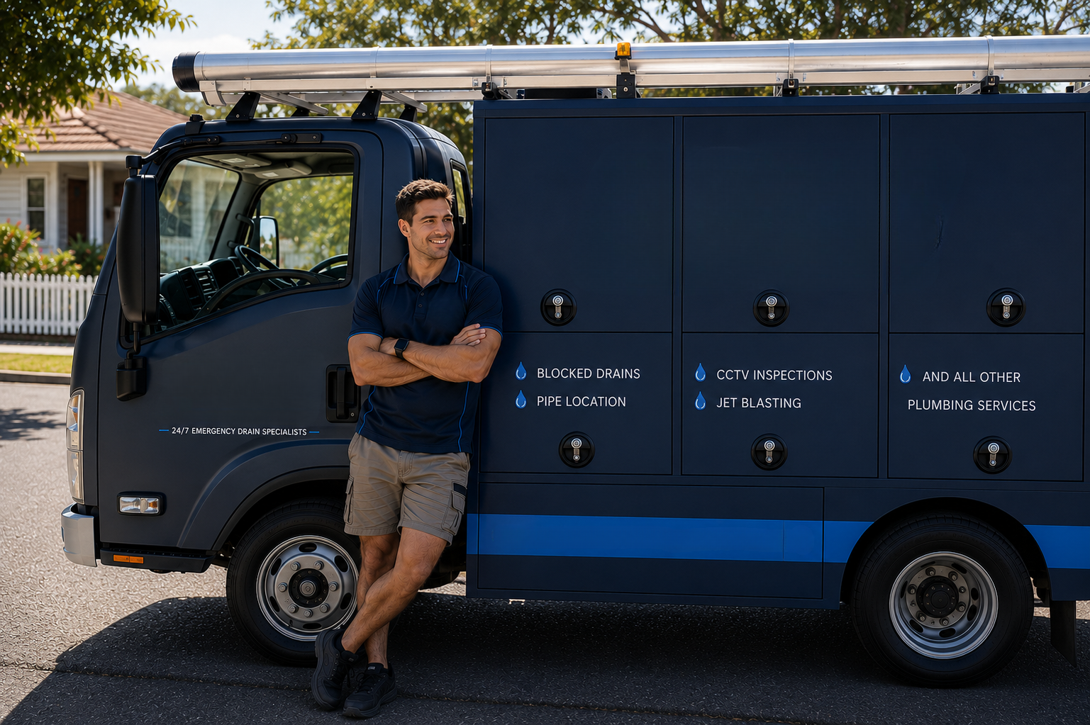 Plumber with Yennora Blocked Drains van